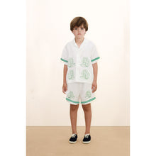 Load image into Gallery viewer, Tinycottons - Daisies Linen Shorts