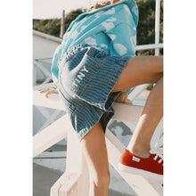 Load image into Gallery viewer, Tinycottons - Stripe Denim Shorts