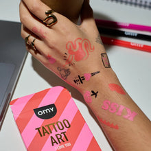Load image into Gallery viewer, OMY - I Love You Tattoo Art