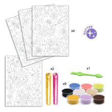 Load image into Gallery viewer, Djeco - Woodland Wonderland Sand and Glitter Kit