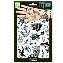 Load image into Gallery viewer, Djeco - Temporary Tattoos in Dark Side