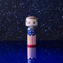 Load image into Gallery viewer, Lucie Kaas - Elton John USA Wooden Kokeshi Doll