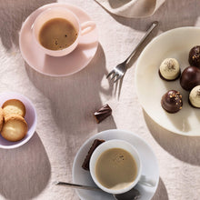 Load image into Gallery viewer, Lucie Kaas - MILK Cup with Saucer in Peach