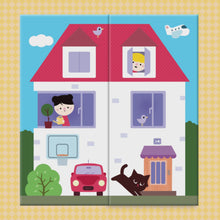 Load and play video in Gallery viewer, Djeco - Reusable Sticker House Scene