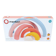 Load image into Gallery viewer, Mentari - Wooden Sunset Stacking Rainbow