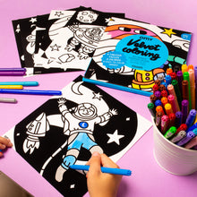 Load image into Gallery viewer, OMY - Cosmos Velvet Colouring Pages