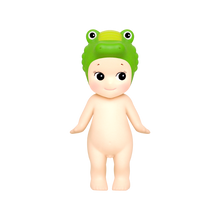 Load image into Gallery viewer, Sonny Angel - Animal Series 3 | Sonny Angels are sweet little angels who each wear different headgear. Animal Series 3 of the collectible Sonny Angel figurines. Standing at 10cm high, these cute angel dolls can be placed anywhere in the home and will bring joy to both children and adults alike. This collection contains 12 different animals including French Bulldog, Snake, Macaw, Crocodile, Giraffe, Rhinoceros, Zebra, Toy Poodle, Chihuahua, Rabbit, American Shorthair and Parrot. Plus one mystery figure. Whic