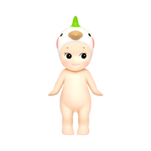 Load image into Gallery viewer, Sonny Angel - Animal Series 3 | Sonny Angels are sweet little angels who each wear different headgear. Animal Series 3 of the collectible Sonny Angel figurines. Standing at 10cm high, these cute angel dolls can be placed anywhere in the home and will bring joy to both children and adults alike. This collection contains 12 different animals including French Bulldog, Snake, Macaw, Crocodile, Giraffe, Rhinoceros, Zebra, Toy Poodle, Chihuahua, Rabbit, American Shorthair and Parrot. Plus one mystery figure. Whic
