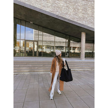 Load image into Gallery viewer, Studio Noos black teddy mom bag /stroller bag