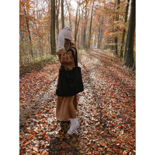 Load image into Gallery viewer, Studio Noos black teddy mom bag /stroller bag