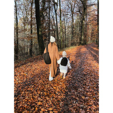 Load image into Gallery viewer, Studio Noos black teddy mom bag /stroller bag