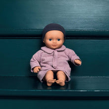 Load image into Gallery viewer, Pomea Dolls by Djeco - 32cm doll with pink dress and blue hat