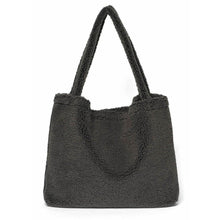 Load image into Gallery viewer, Studio Noos dark grey teddy mom bag / stroller bag