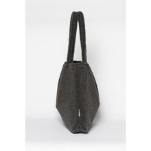 Load image into Gallery viewer, Studio Noos dark grey teddy mom bag / stroller bag
