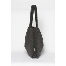 Load image into Gallery viewer, Studio Noos dark grey teddy mom bag / stroller bag