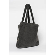 Load image into Gallery viewer, Studio Noos dark grey teddy mom bag / stroller bag