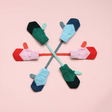 Load image into Gallery viewer, Donna Wilson - Zig Zag Mittens in Blue