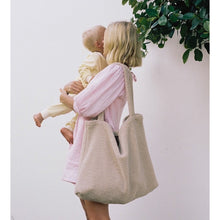 Load image into Gallery viewer, Studio Noos Ecru Teddy Mom Bag | Stroller Bag
