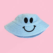 Load image into Gallery viewer, Kirsty Fate - Happy/Sad Bucket Hat in Ice Blue
