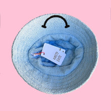 Load image into Gallery viewer, Kirsty Fate - Happy/Sad Bucket Hat in Ice Blue