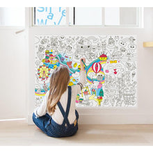 Load image into Gallery viewer, OMY - Large Framable Colouring Poster - Kawaii
