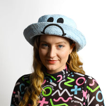 Load image into Gallery viewer, Kirsty Fate - Happy/Sad Bucket Hat in Ice Blue