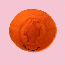 Load image into Gallery viewer, Kirsty Fate - Happy/Sad Bucket Hat in Orange
