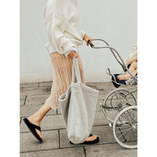 Load image into Gallery viewer, Studio Noos | Light Grey Teddy Mom Bag | Stroller Bag | Dear Jude