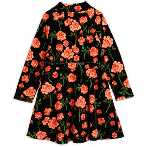 Mini Rodini - Roses Velour Dress