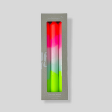 Load image into Gallery viewer, Pink Stories Dip Dye Neon Dinner Candles - Lollipop Trees