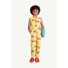 Load image into Gallery viewer, The Animals Observatory - Yellow Jumpsuit with all over fruit print