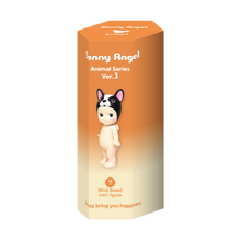 Load image into Gallery viewer, Sonny Angel - Animal Series 3 | Sonny Angels are sweet little angels who each wear different headgear. Animal Series 3 of the collectible Sonny Angel figurines. Standing at 10cm high, these cute angel dolls can be placed anywhere in the home and will bring joy to both children and adults alike. This collection contains 12 different animals including French Bulldog, Snake, Macaw, Crocodile, Giraffe, Rhinoceros, Zebra, Toy Poodle, Chihuahua, Rabbit, American Shorthair and Parrot. Plus one mystery figure. Whic