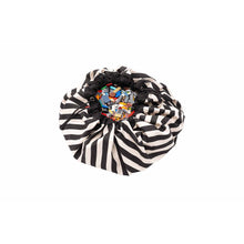 Load image into Gallery viewer, Play and Go toy 2 in 1 toy storage bag and playmat in cactus print or stripe design.
