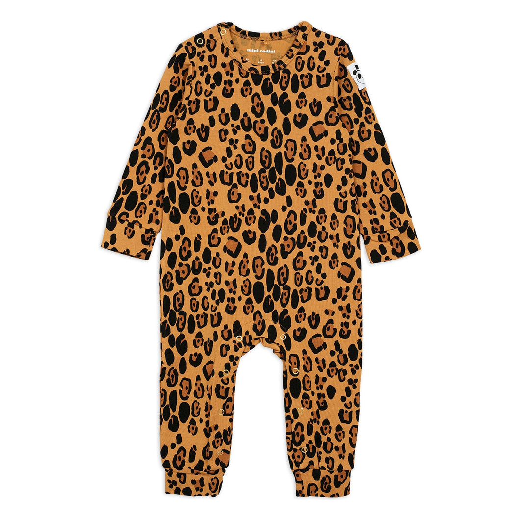 Mini Rodini - Leopard print baby jumpsuit
