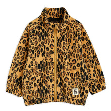 Load image into Gallery viewer, Mini Rodini Leopard print fleece jacket
