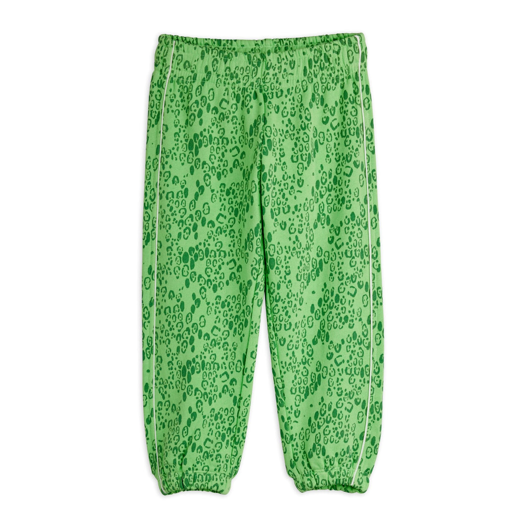 Mini Rodini - Green Leopard Sweatpants