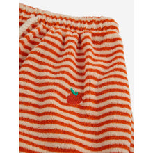 Load image into Gallery viewer, Bobo Choses - orange stripe baby trousers in cotton terry

