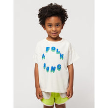 Load image into Gallery viewer, Bobo Choses - Off white t-shirt with &#39;A Folk Song&#39; Print
