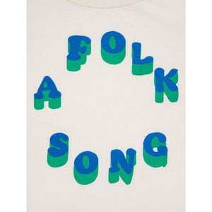Bobo Choses - Off white t-shirt with 'A Folk Song' Print