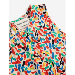Bobo Choses - multicolour confetti print sleeveless woven top