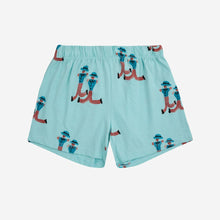 Load image into Gallery viewer, Bobo choses - light blue shorts with all over dancing giants print
