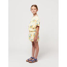 Load image into Gallery viewer, Bobo Choses - pale yellow woven shorts with all over fireworks print
