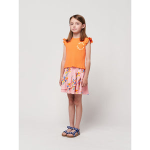 Bobo Choses - pink skirt with all over fireworks print