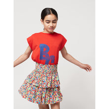 Load image into Gallery viewer, Bobo Choses - multicolour confetti print skirt with ruffle tier and elasticated waist
