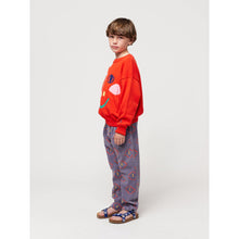 Load image into Gallery viewer, Bobo Choses - dark blue chino trousers with all over mask face print

