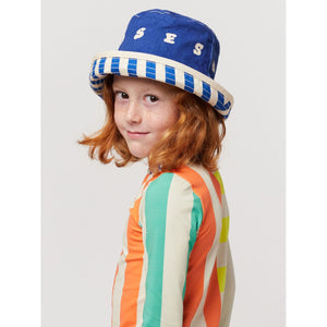 Bobo Choses - reversible stripe bucket hat
