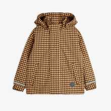 Load image into Gallery viewer, Mini Rodini - Houndstooth Edelweiss Waterproof Jacket
