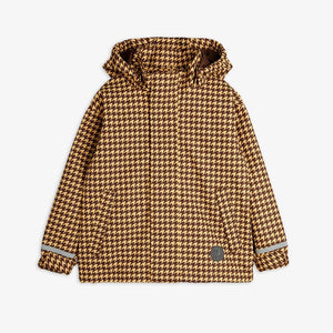 Mini Rodini - Houndstooth Edelweiss Waterproof Jacket