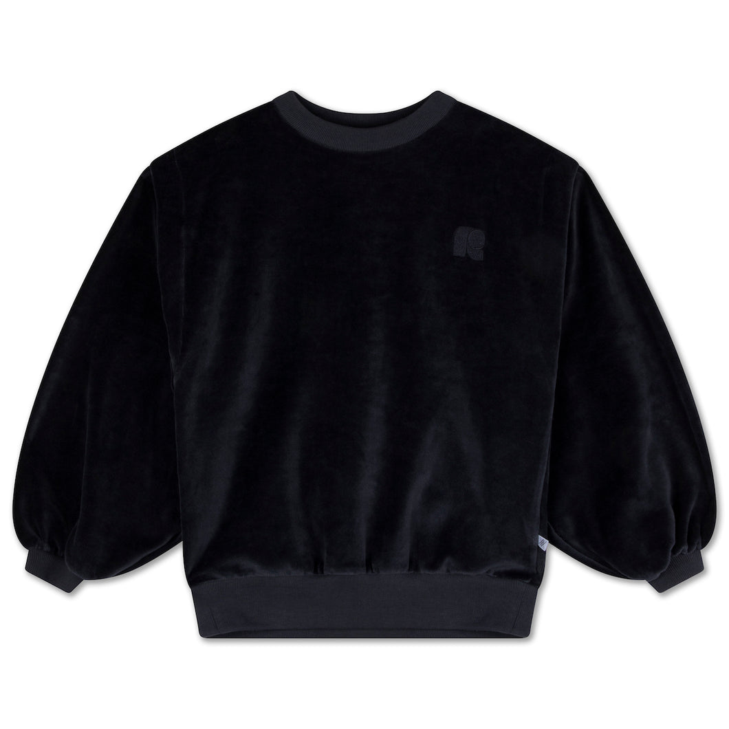 Repose AMS - Black velour sweatshirt