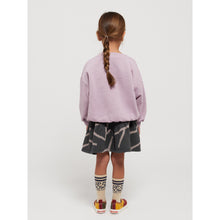 Load image into Gallery viewer, Bobo Choses - Dark grey skirt with all over geometric lines print
